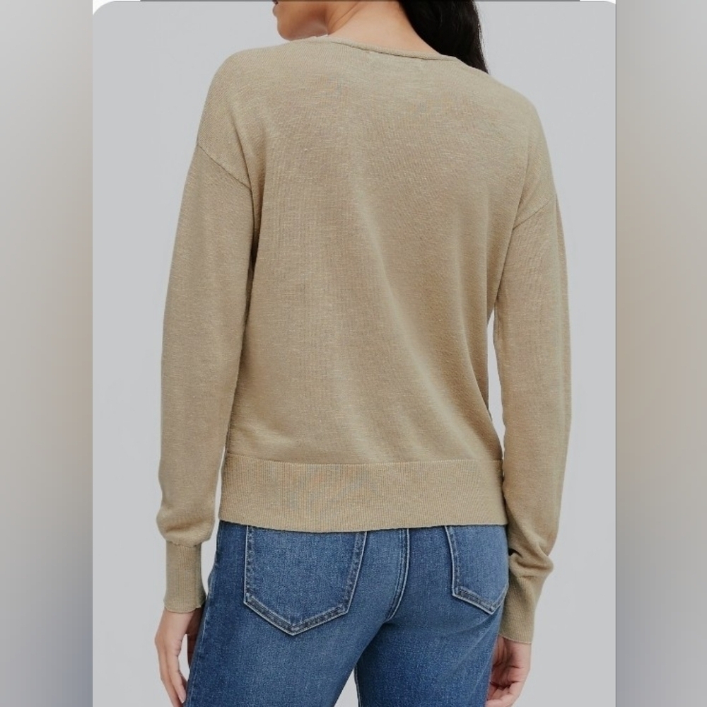 Banana Republic Relaxed Linen Blend Sweater